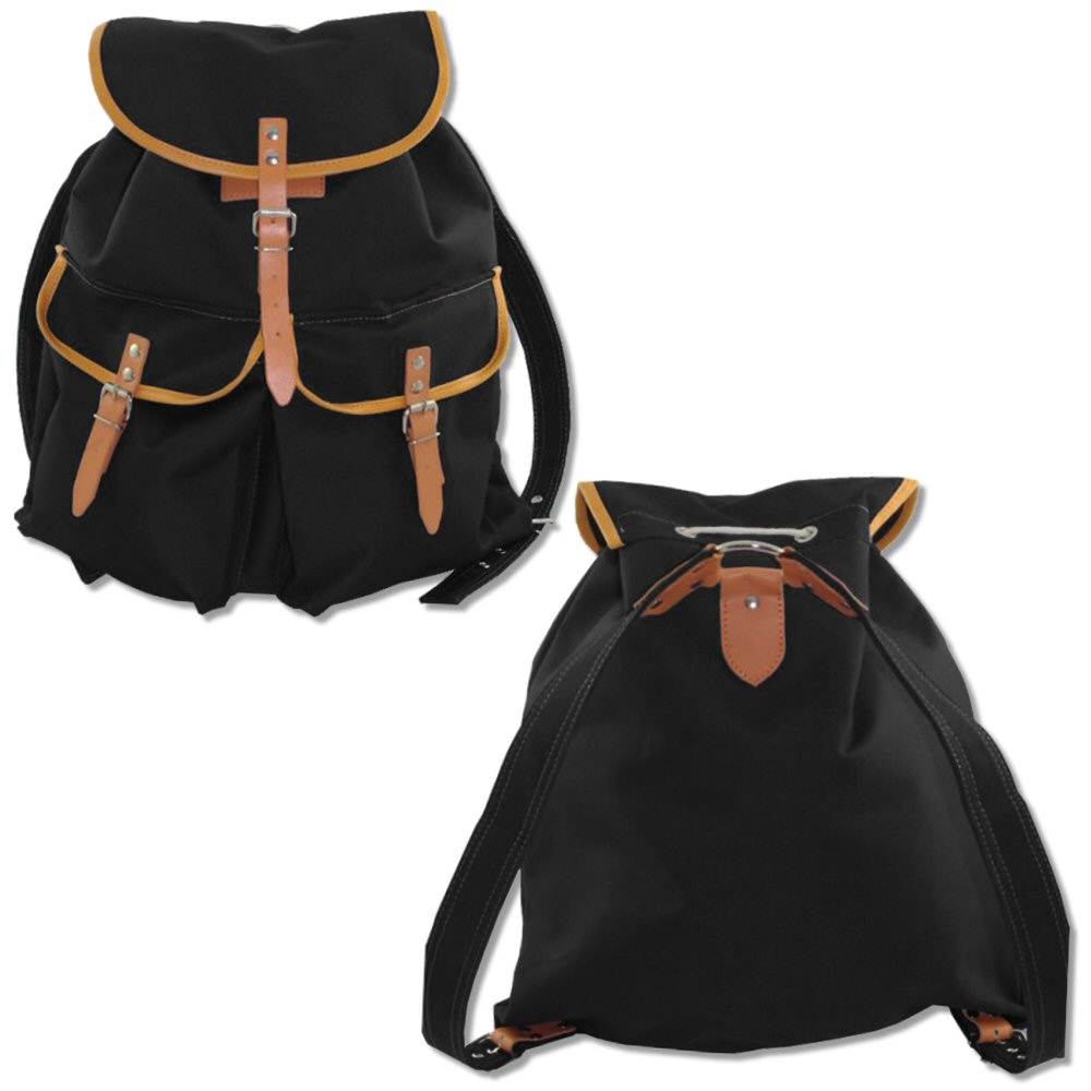 Oxford Bag Company Retro Large Heavy Duty Canvas & Leather Backpack